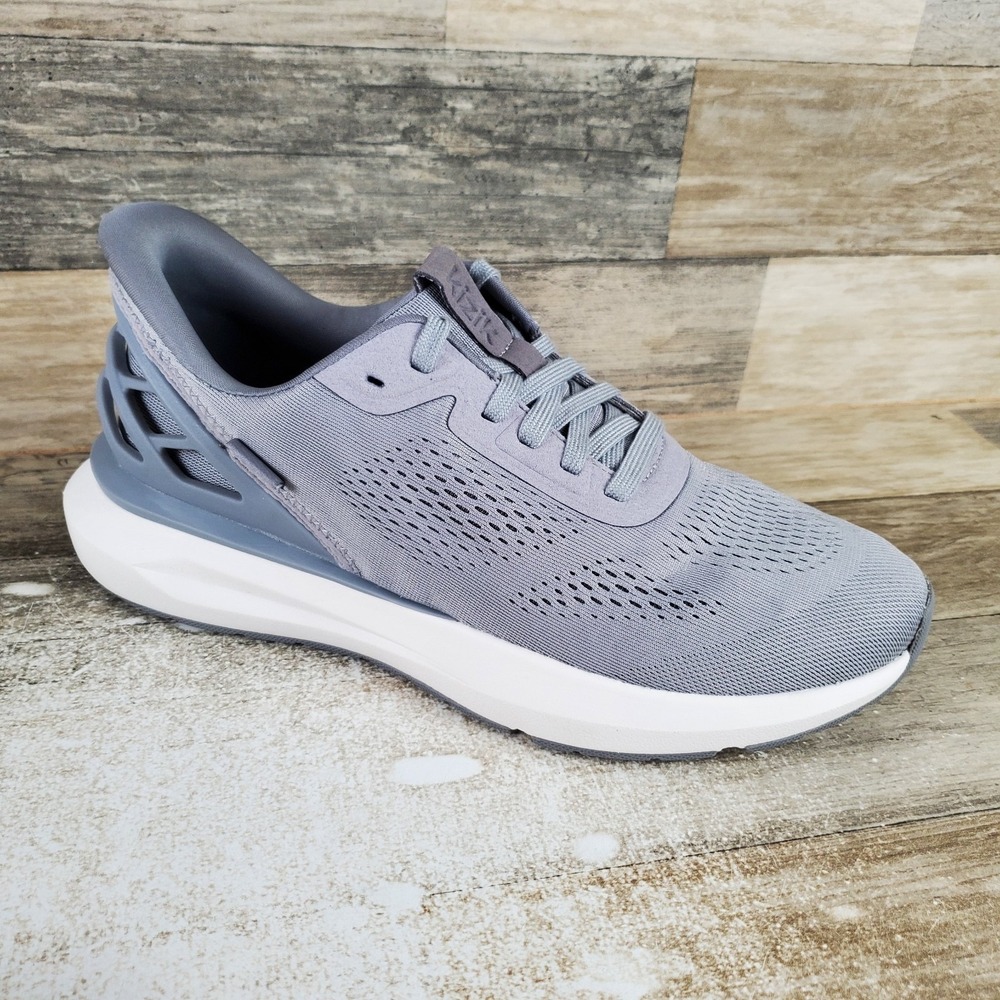 Kizik Athens 2 Hands Free‎ Mens Running Shoes Sz 8 Gray Mesh Comfort Sneakers